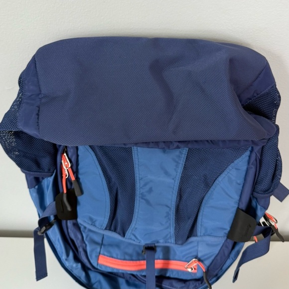 The North Face Recon Backpack Hiking School Laptop Outdoor‎ Blue Pink Orange - Picture 15 of 15